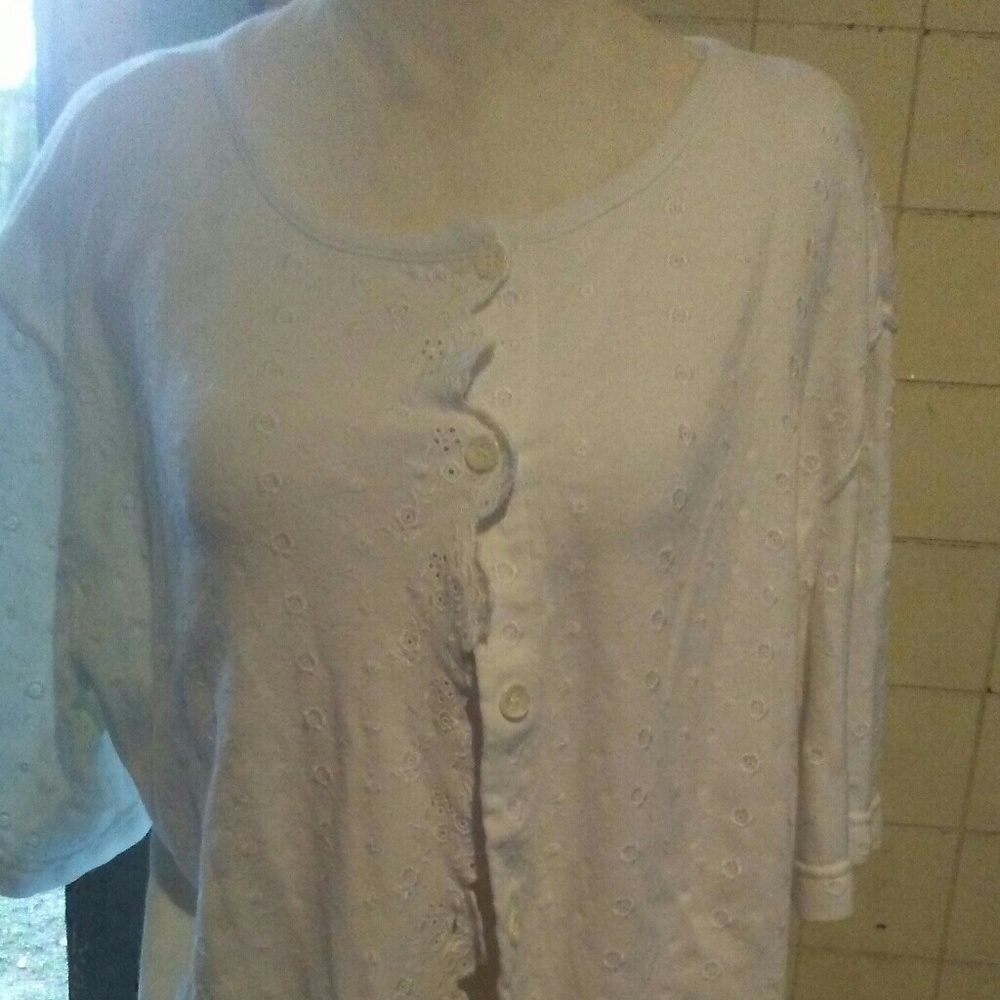 Blouse tunic top or cardigan